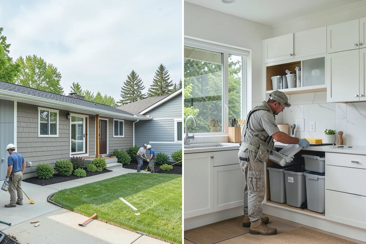 Breezeway Construction in Woodinville, King County, WA - Plan the connection and level the path
