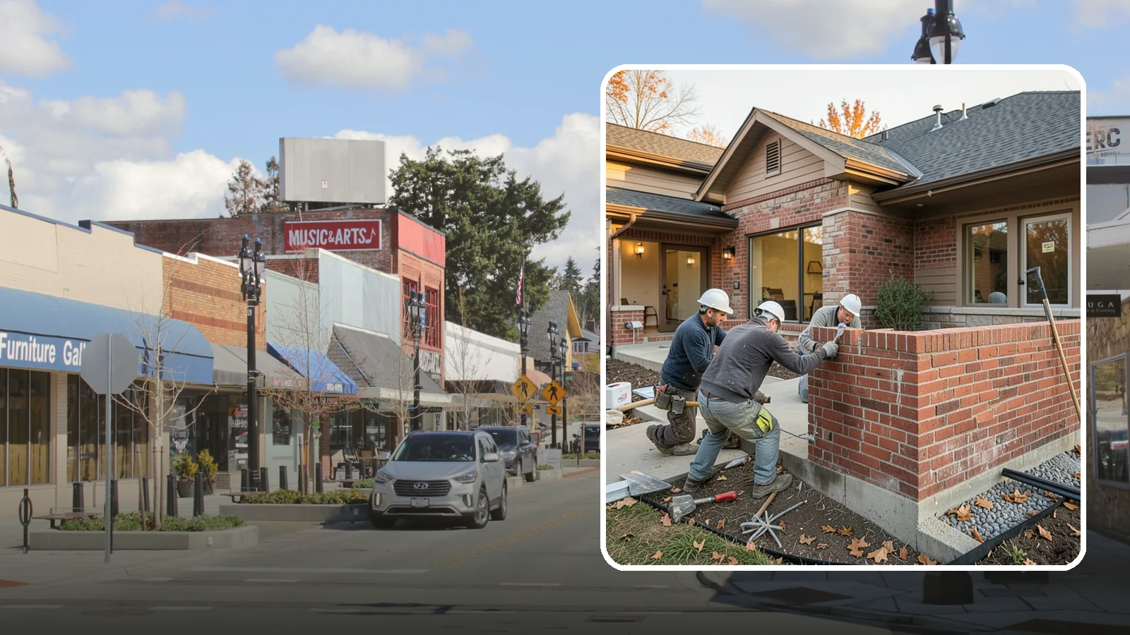 Brick Masonry in Bothell, King County, WA - Skilled brickwork for walls, veneers, and features built to endure the Northwest's damp, freeze-prone seasons.