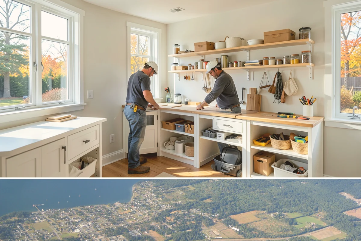 Brick Masonry in Coupeville, Island County, WA - Masonry cures best in mild, dry weather, so late spring through early fall is ideal for brickwork.