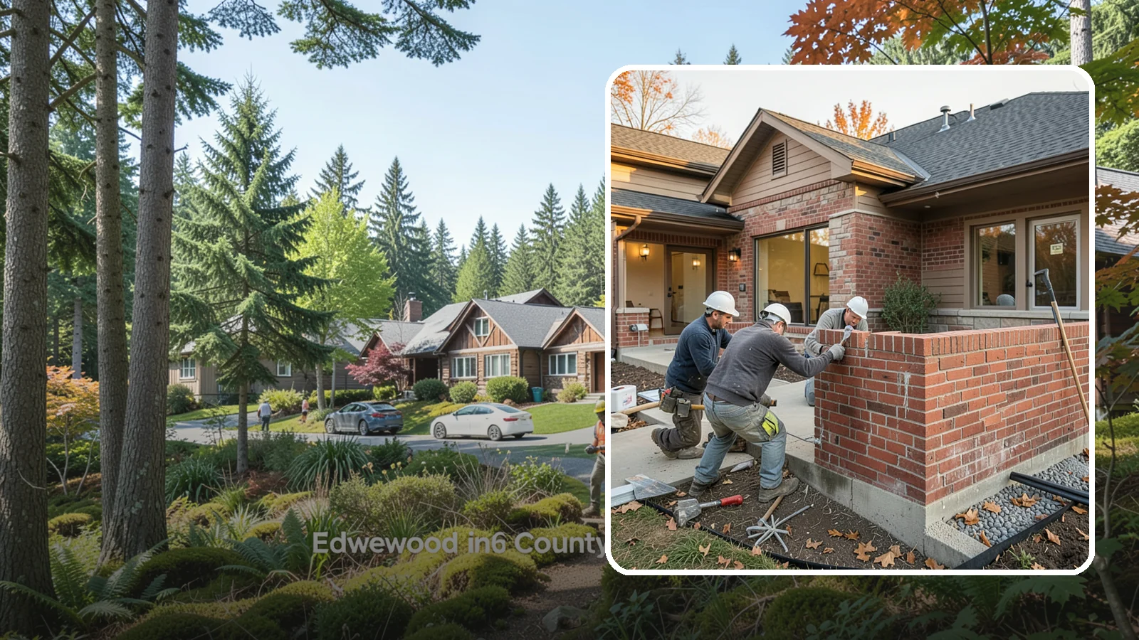 Brick Masonry in Edgewood, Pierce County, WA - Skilled brickwork for walls, veneers, and features built to endure the Northwest's damp, freeze-prone seasons.