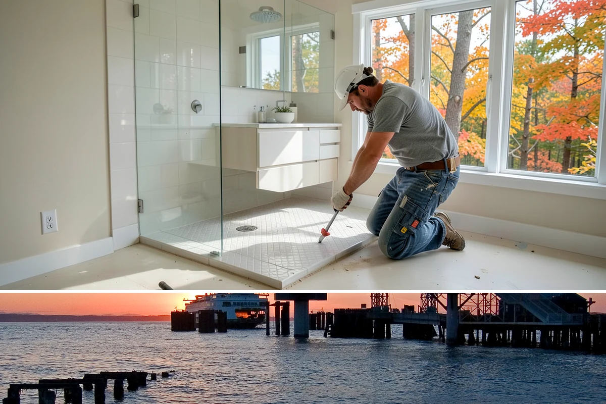 Brick Masonry in Edmonds, Snohomish County, WA - Masonry cures best in mild, dry weather, so late spring through early fall is ideal for brickwork.