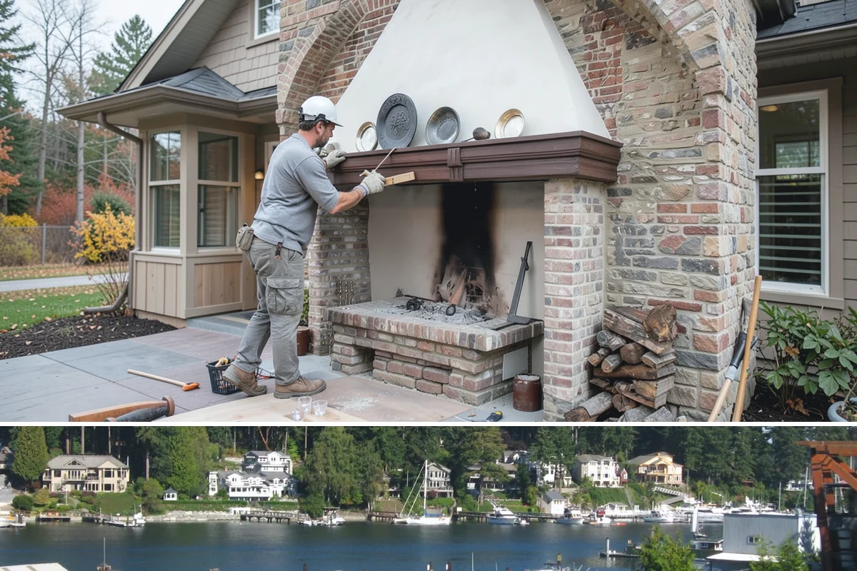 Brick Masonry in Gig Harbor, Pierce County, WA - Masonry cures best in mild, dry weather, so late spring through early fall is ideal for brickwork.