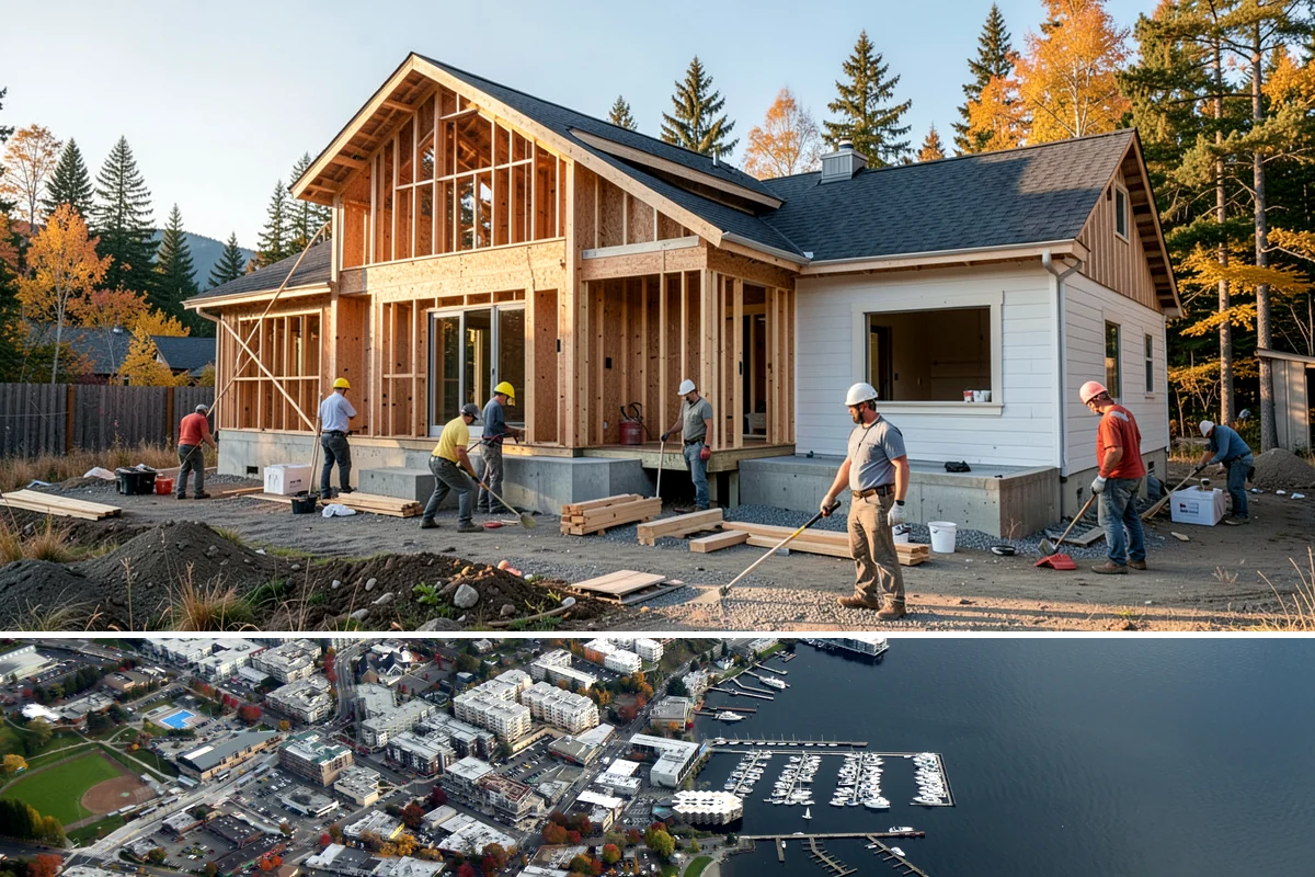 Brick Masonry in Kirkland, King County, WA - Masonry cures best in mild, dry weather, so late spring through early fall is ideal for brickwork.