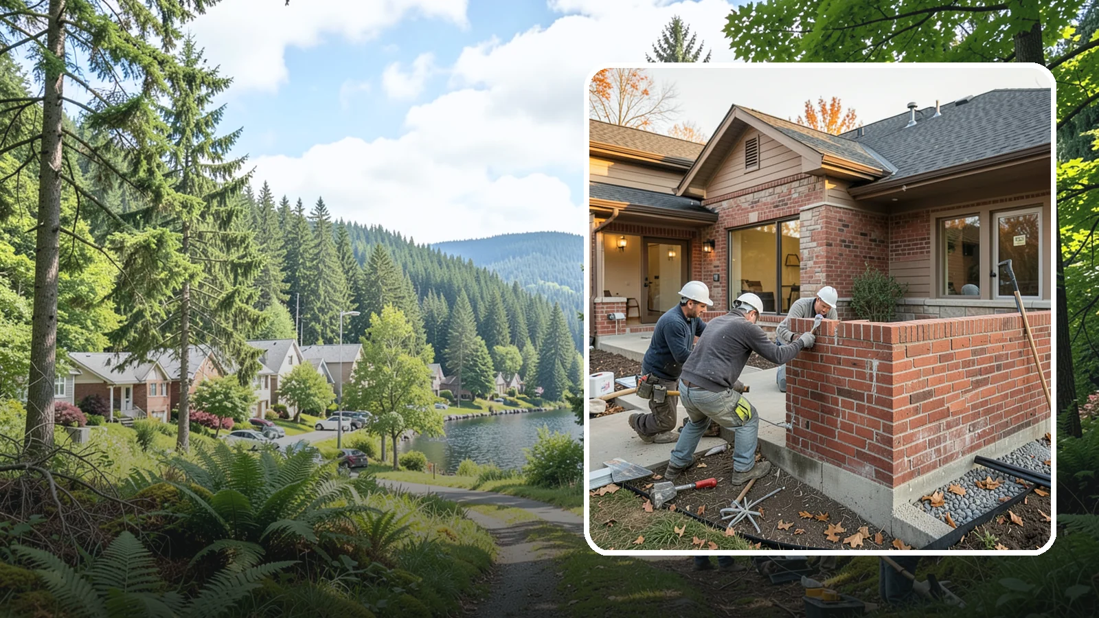 Brick Masonry in Lake Forest Park, King County, WA - Skilled brickwork for walls, veneers, and features built to endure the Northwest's damp, freeze-prone seasons.