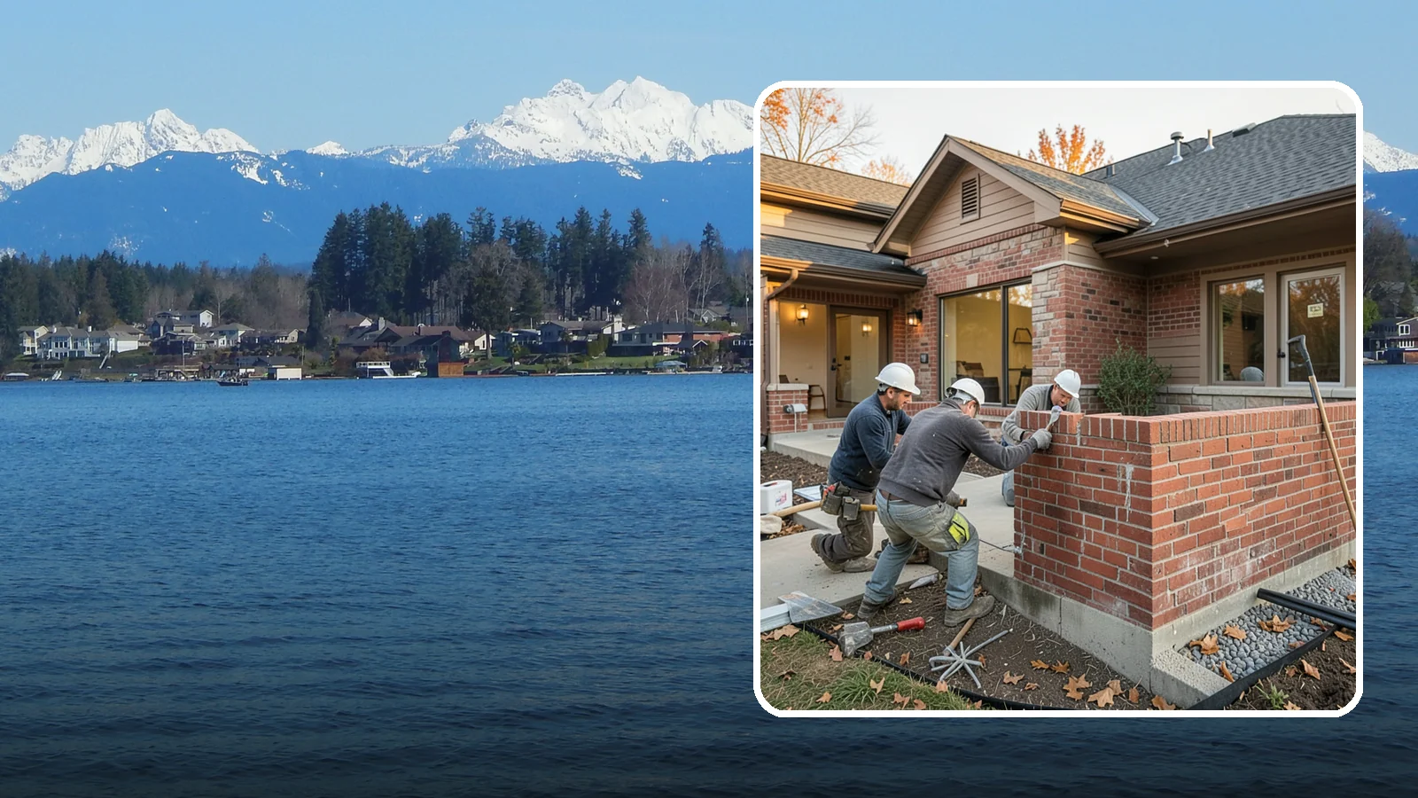 Brick Masonry in Lake Stevens, Snohomish County, WA - Skilled brickwork for walls, veneers, and features built to endure the Northwest's damp, freeze-prone seasons.
