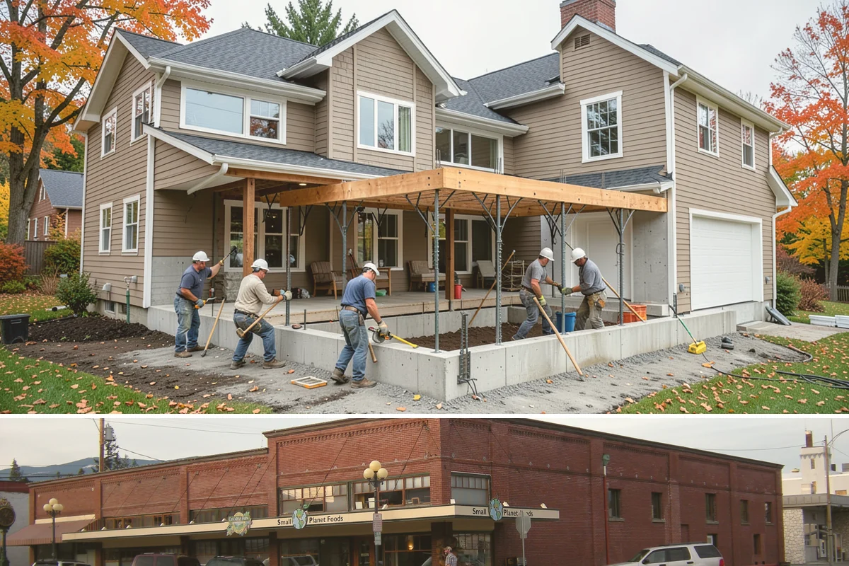 Brick Masonry in Sedro-Woolley, Skagit County, WA - Masonry cures best in mild, dry weather, so late spring through early fall is ideal for brickwork.