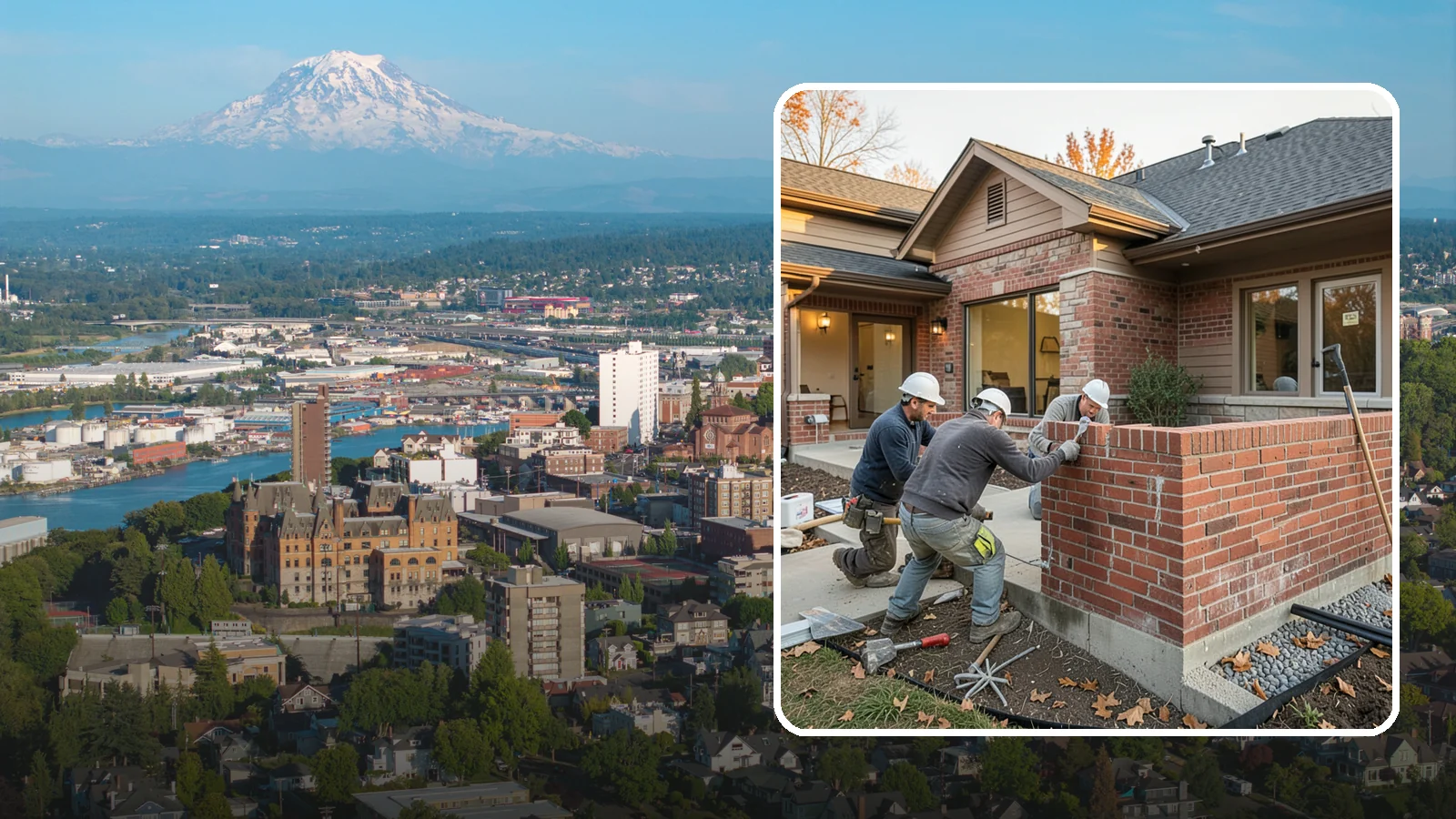 Brick Masonry in Tacoma, Pierce County, WA - Skilled brickwork for walls, veneers, and features built to endure the Northwest's damp, freeze-prone seasons.