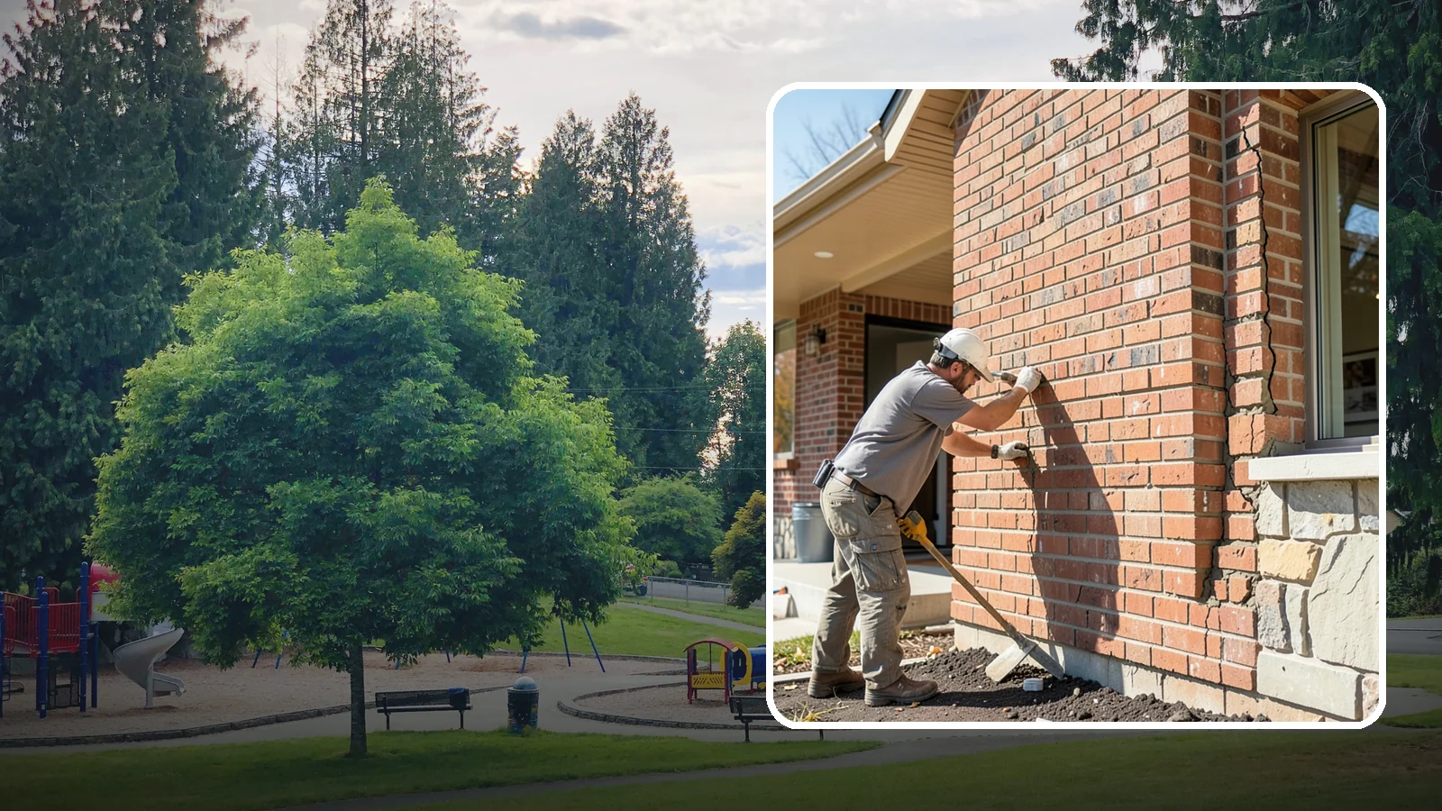 Brick Repair in Bonney Lake, Pierce County, WA - Repair of cracked, spalling, or displaced brick to restore both strength and appearance.