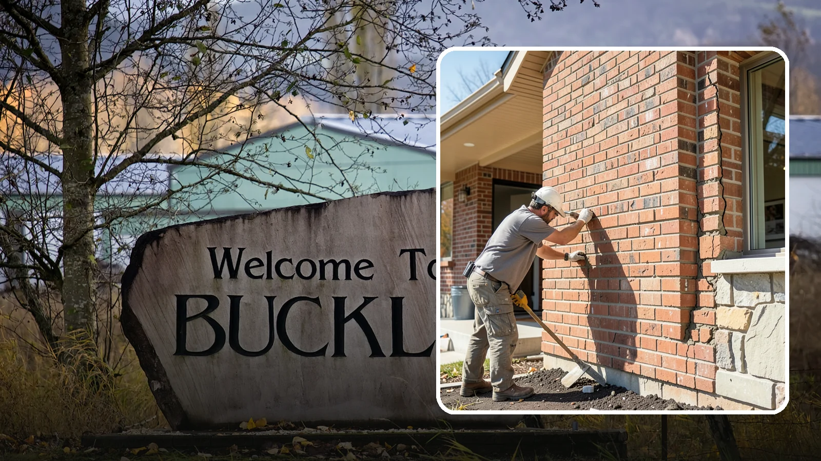 Brick Repair in Buckley, Pierce County, WA - Repair of cracked, spalling, or displaced brick to restore both strength and appearance.