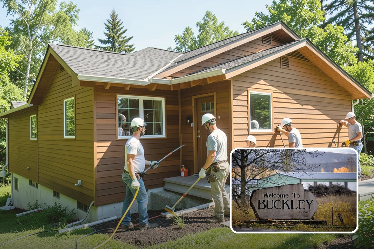 Brick Repair in Buckley, Pierce County, WA - Replaces damaged brick with matching units