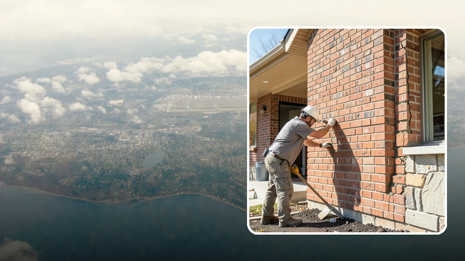 Brick Repair in Burien, King County, WA - Repair of cracked, spalling, or displaced brick to restore both strength and appearance.