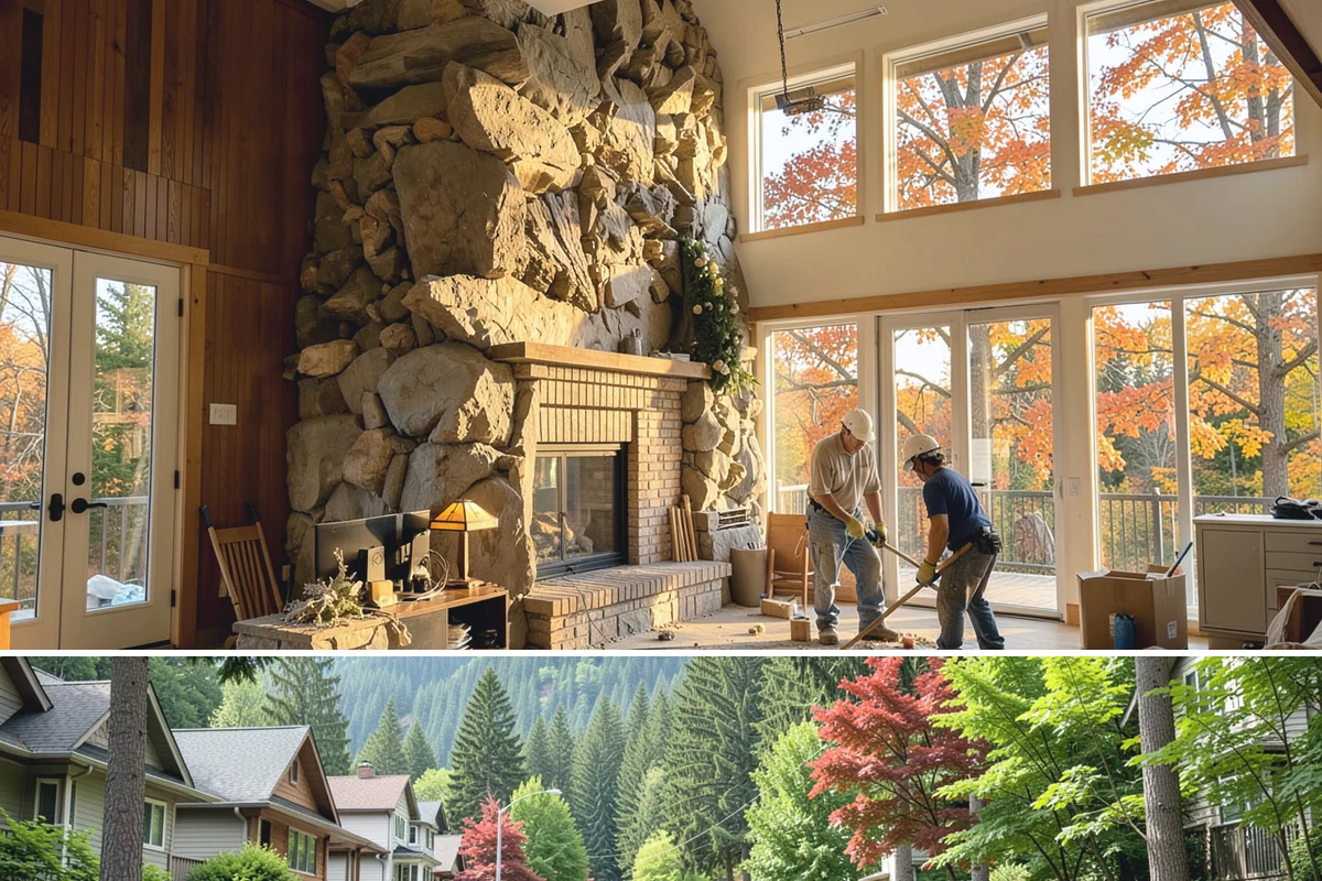 Brick Repair in Darrington, Snohomish County, WA - Dry weather lets the repair mortar set cleanly, making summer and early fall preferable.