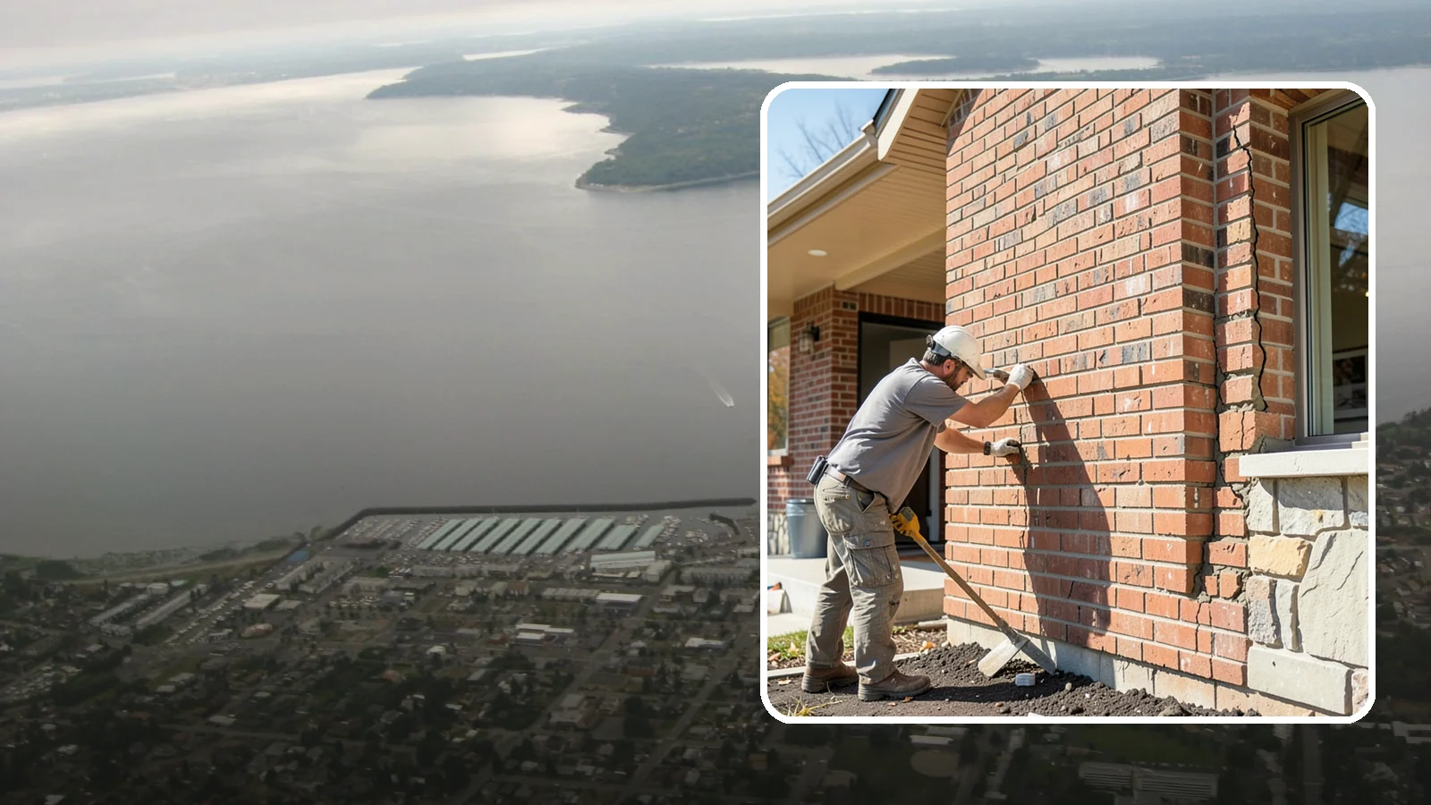 Brick Repair in Des Moines, King County, WA - Repair of cracked, spalling, or displaced brick to restore both strength and appearance.