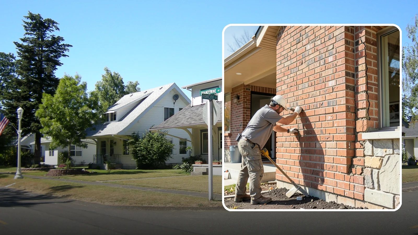 Brick Repair in DuPont, Pierce County, WA - Repair of cracked, spalling, or displaced brick to restore both strength and appearance.