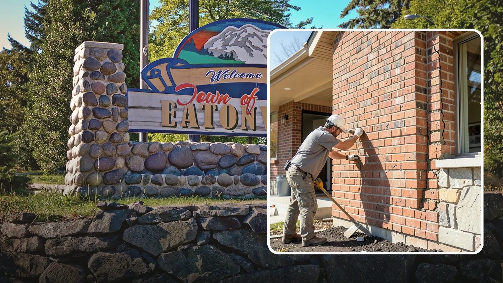 Brick Repair in Eatonville, Pierce County, WA - Repair of cracked, spalling, or displaced brick to restore both strength and appearance.