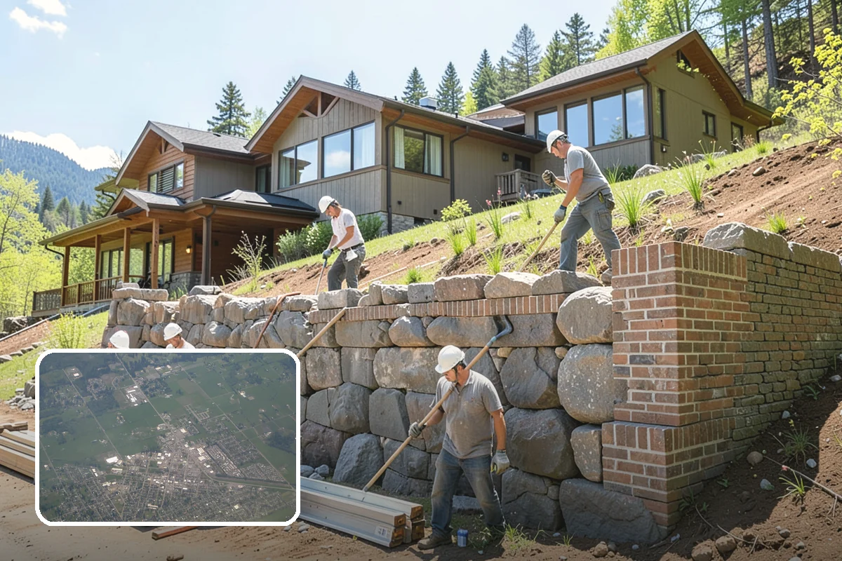 Brick Repair in Enumclaw, King County, WA - Replaces damaged brick with matching units