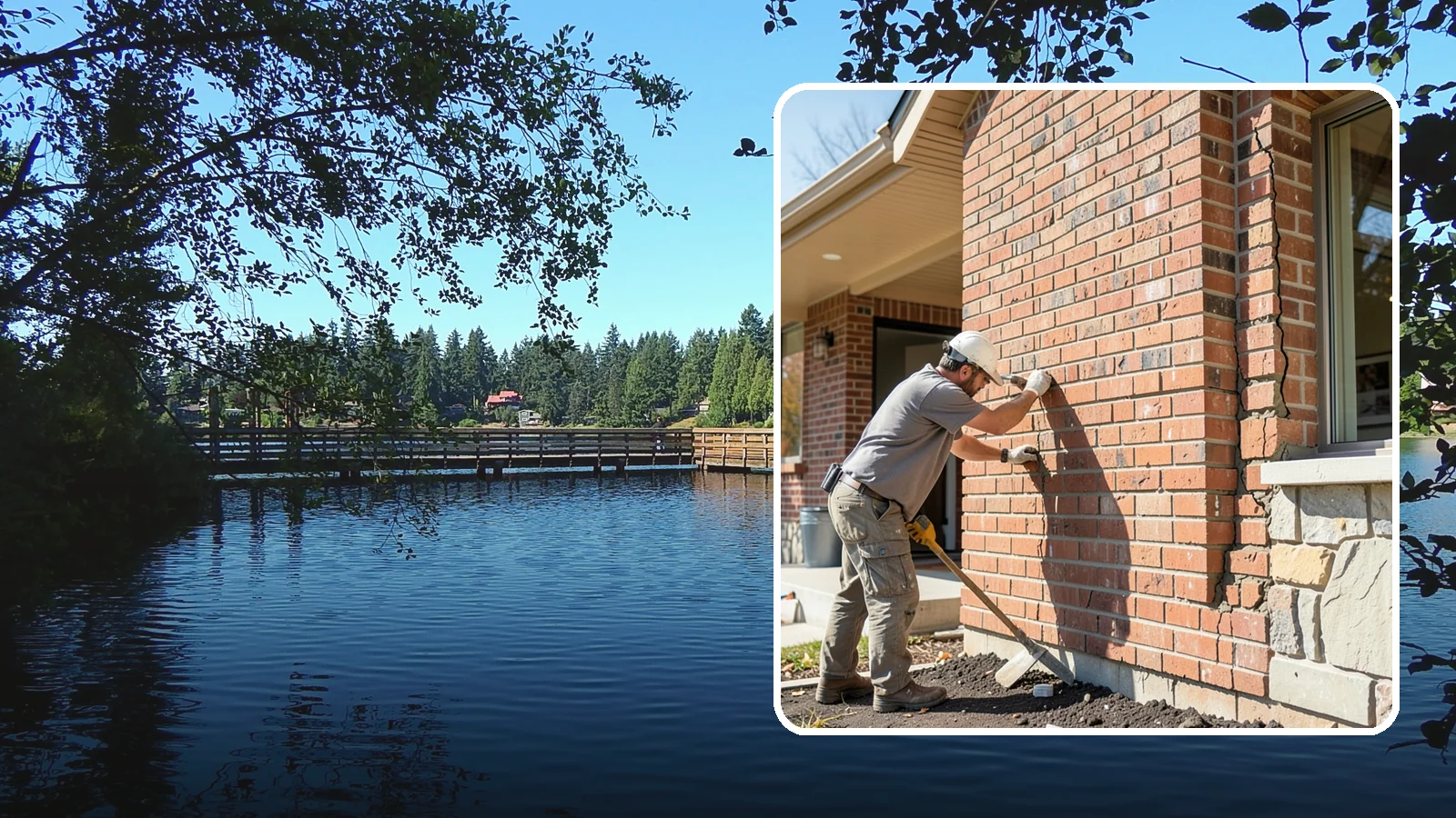 Brick Repair in Federal Way, King County, WA - Repair of cracked, spalling, or displaced brick to restore both strength and appearance.