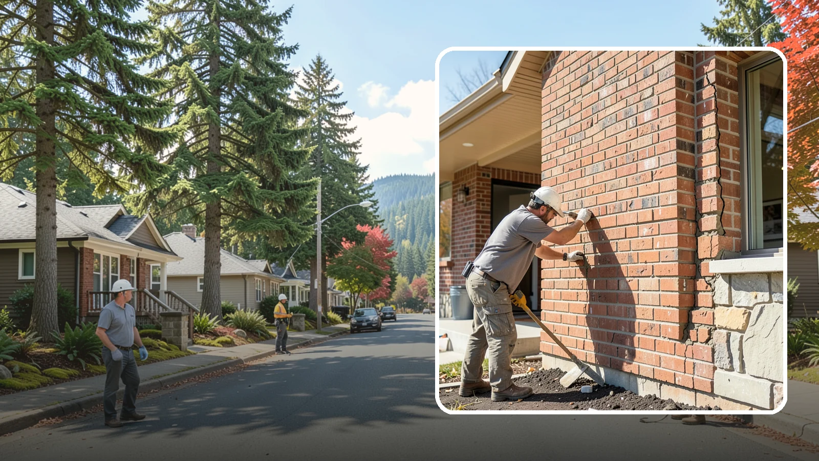Brick Repair in Hunts Point, King County, WA - Repair of cracked, spalling, or displaced brick to restore both strength and appearance.