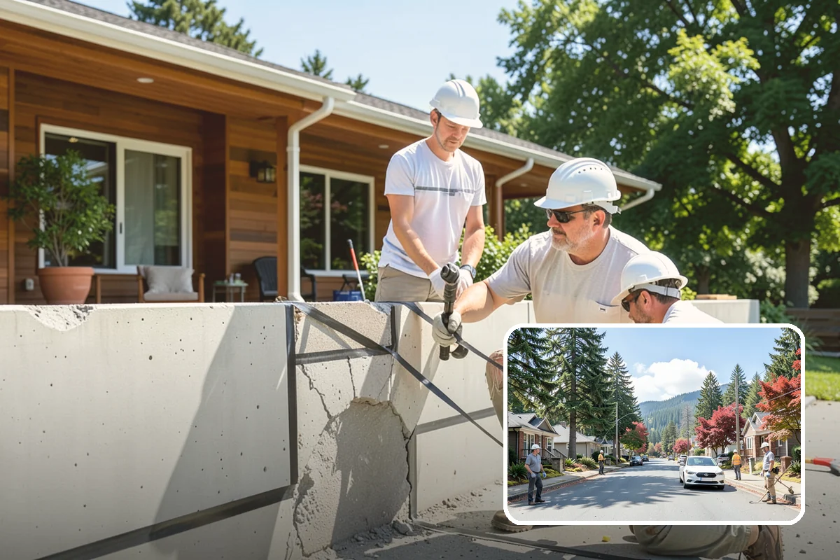Brick Repair in Hunts Point, King County, WA - Replaces damaged brick with matching units