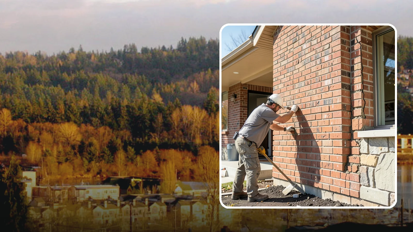 Brick Repair in Kenmore, King County, WA - Repair of cracked, spalling, or displaced brick to restore both strength and appearance.