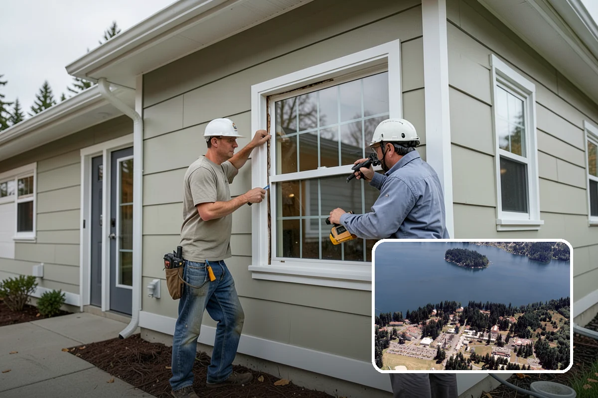 Brick Repair in Lakewood, Pierce County, WA - Replaces damaged brick with matching units