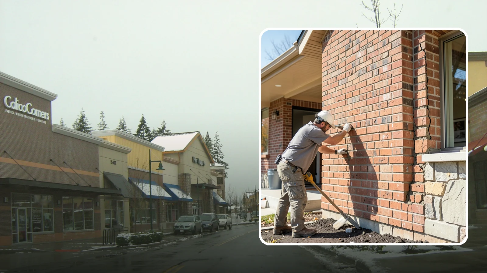 Brick Repair in Mill Creek, Snohomish County, WA - Repair of cracked, spalling, or displaced brick to restore both strength and appearance.