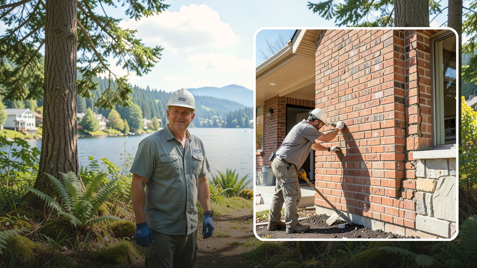 Brick Repair in Milton, King County, WA - Repair of cracked, spalling, or displaced brick to restore both strength and appearance.