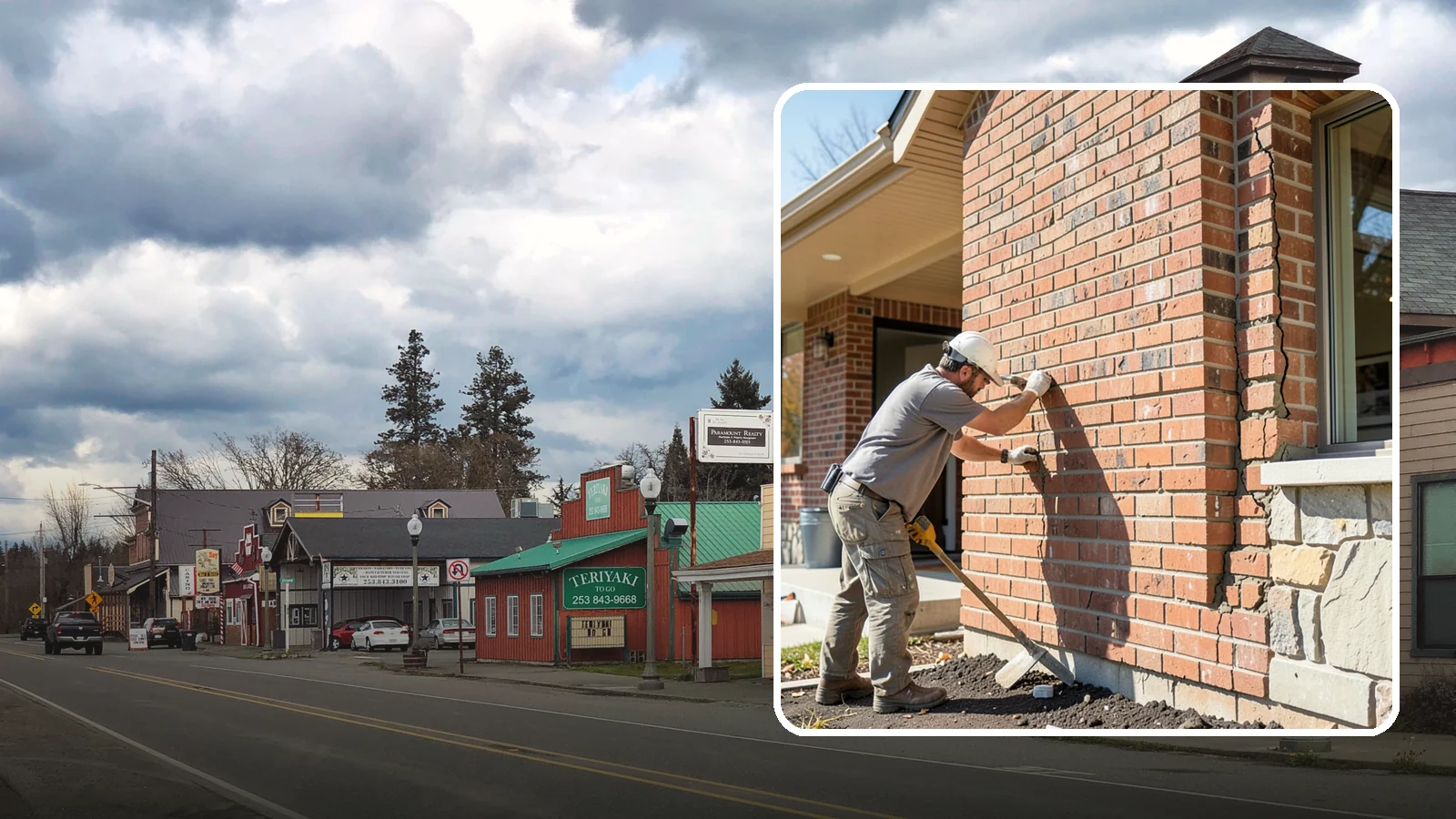 Brick Repair in Roy, Pierce County, WA - Repair of cracked, spalling, or displaced brick to restore both strength and appearance.