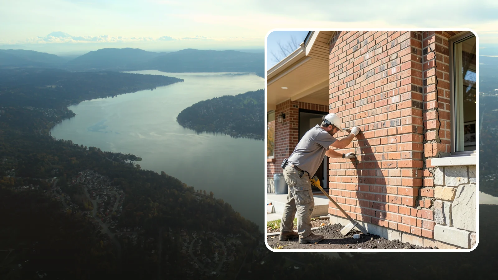 Brick Repair in Sammamish, King County, WA - Repair of cracked, spalling, or displaced brick to restore both strength and appearance.