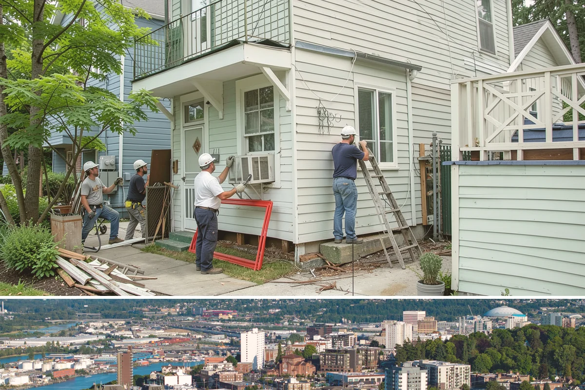 Brick Repair in Tacoma, Pierce County, WA - Dry weather lets the repair mortar set cleanly, making summer and early fall preferable.