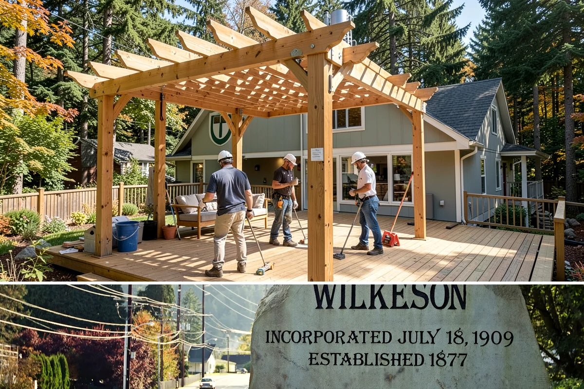 Brick Repair in Wilkeson, Pierce County, WA - Dry weather lets the repair mortar set cleanly, making summer and early fall preferable.