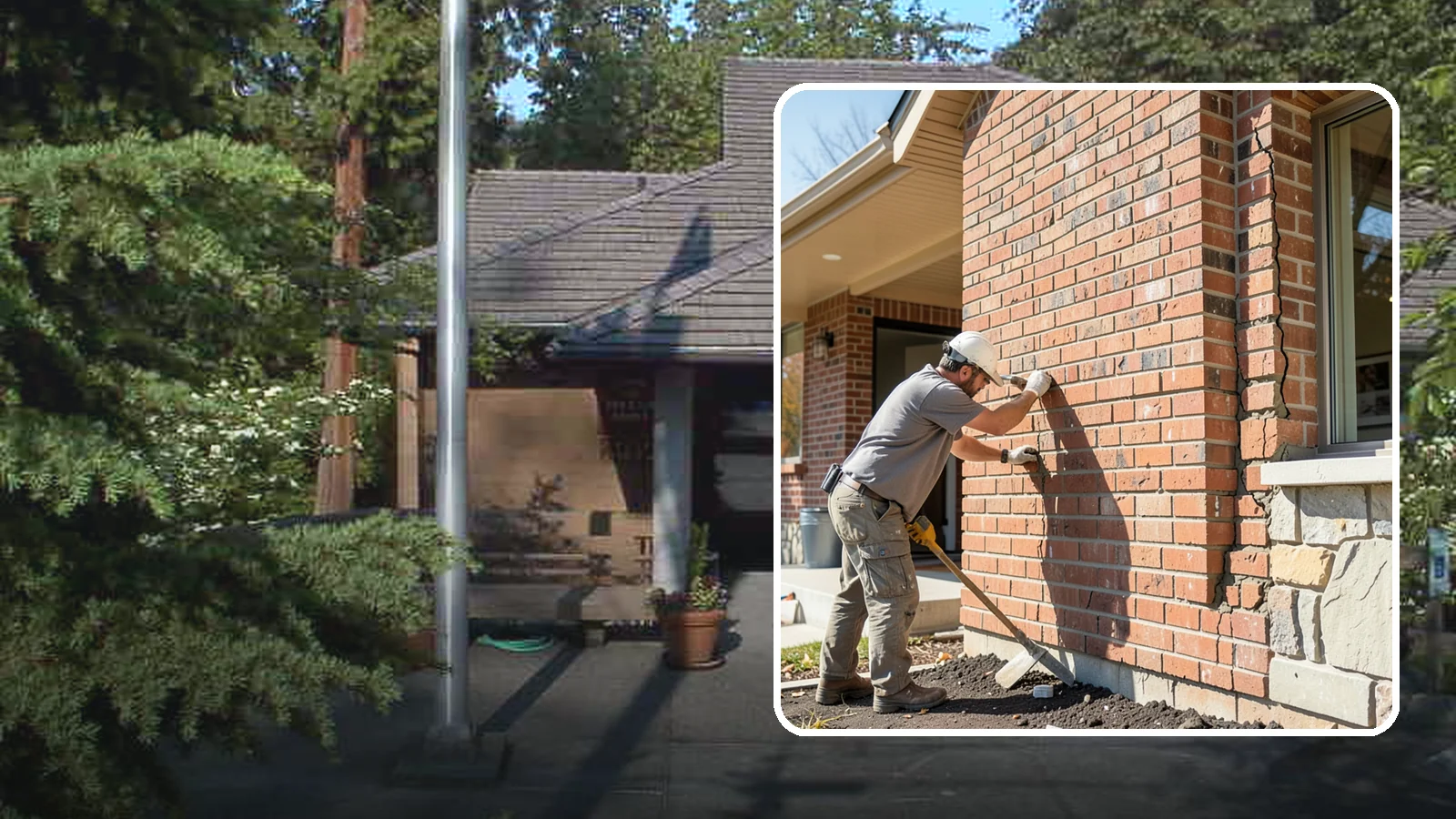 Brick Repair in Yarrow Point, King County, WA - Repair of cracked, spalling, or displaced brick to restore both strength and appearance.