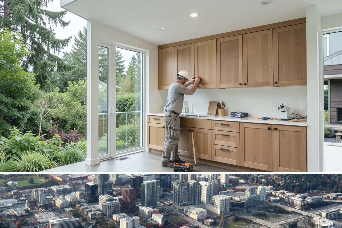 Brick Siding Installation in Bellevue, King County, WA - Masonry work performs best in dry, mild weather so mortar cures properly, making late spring through fall ideal.