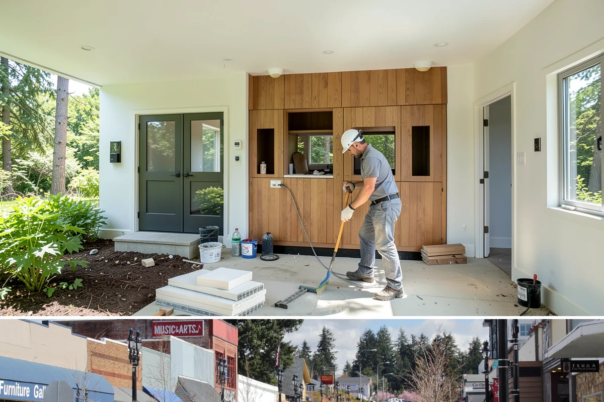 Brick Siding Installation in Bothell, King County, WA - Masonry work performs best in dry, mild weather so mortar cures properly, making late spring through fall ideal.