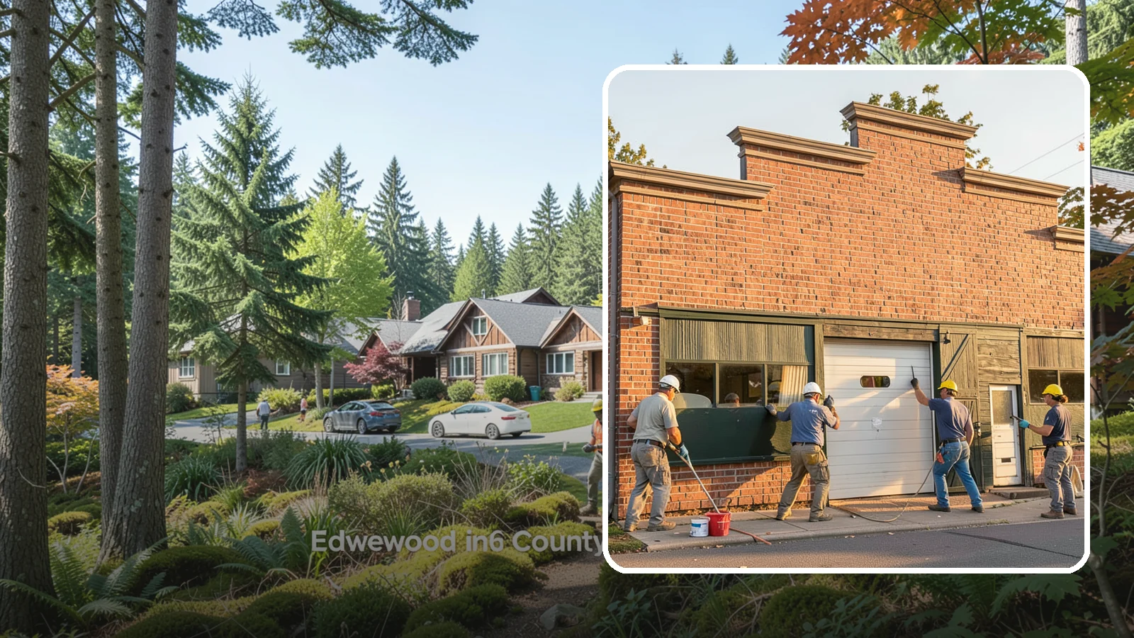 Brick Siding Installation in Edgewood, Pierce County, WA - We install brick veneer siding that delivers timeless masonry appeal and rugged weather protection.