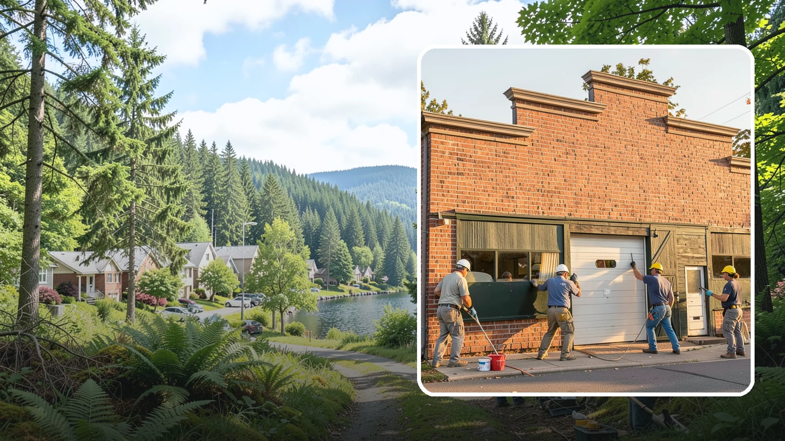 Brick Siding Installation in Lake Forest Park, King County, WA - We install brick veneer siding that delivers timeless masonry appeal and rugged weather protection.
