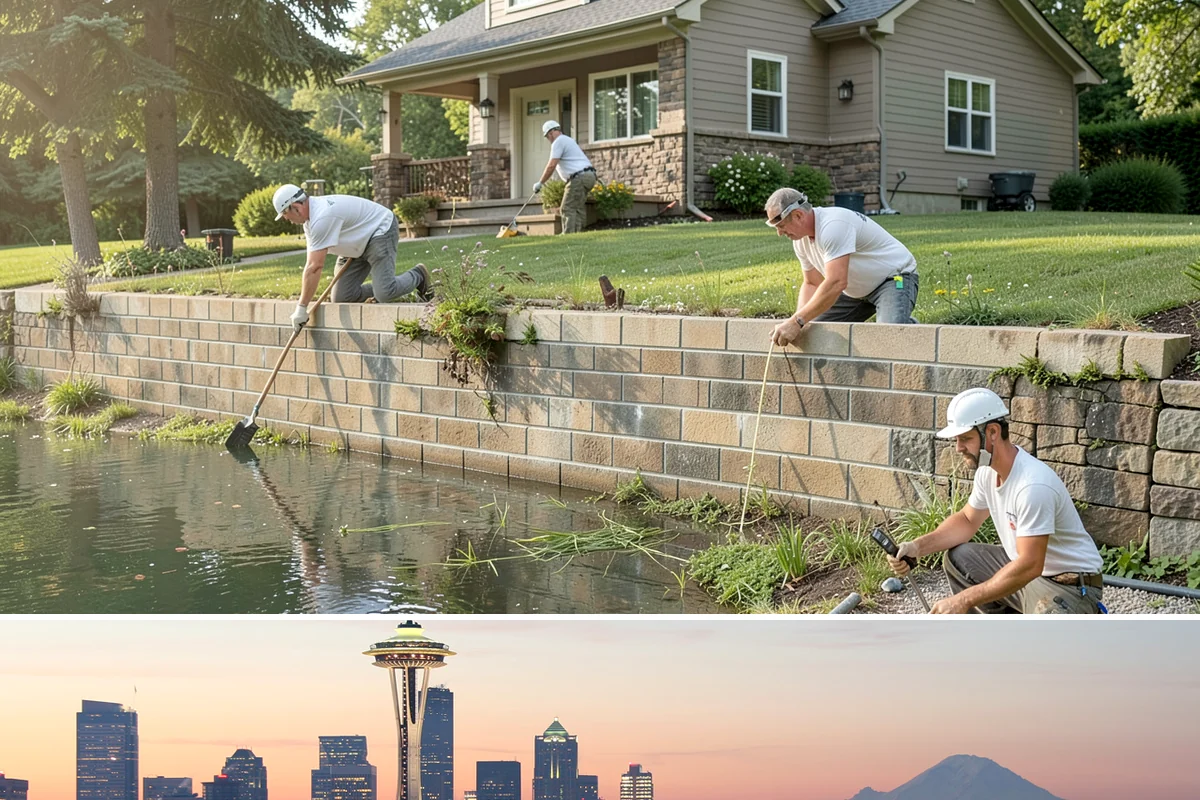 Brick Siding Installation in Seattle, King County, WA - Masonry work performs best in dry, mild weather so mortar cures properly, making late spring through fall ideal.