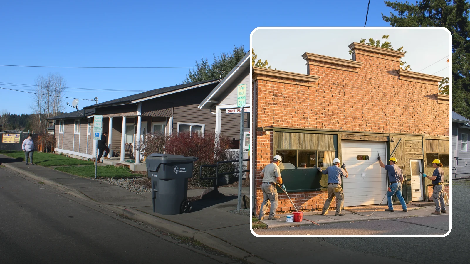 Brick Siding Installation in South Prairie, Pierce County, WA - We install brick veneer siding that delivers timeless masonry appeal and rugged weather protection.