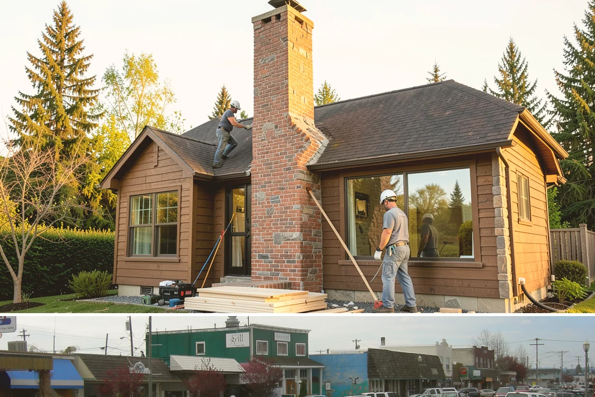 Brick Siding Installation in Stanwood, Snohomish County, WA - Masonry work performs best in dry, mild weather so mortar cures properly, making late spring through fall ideal.