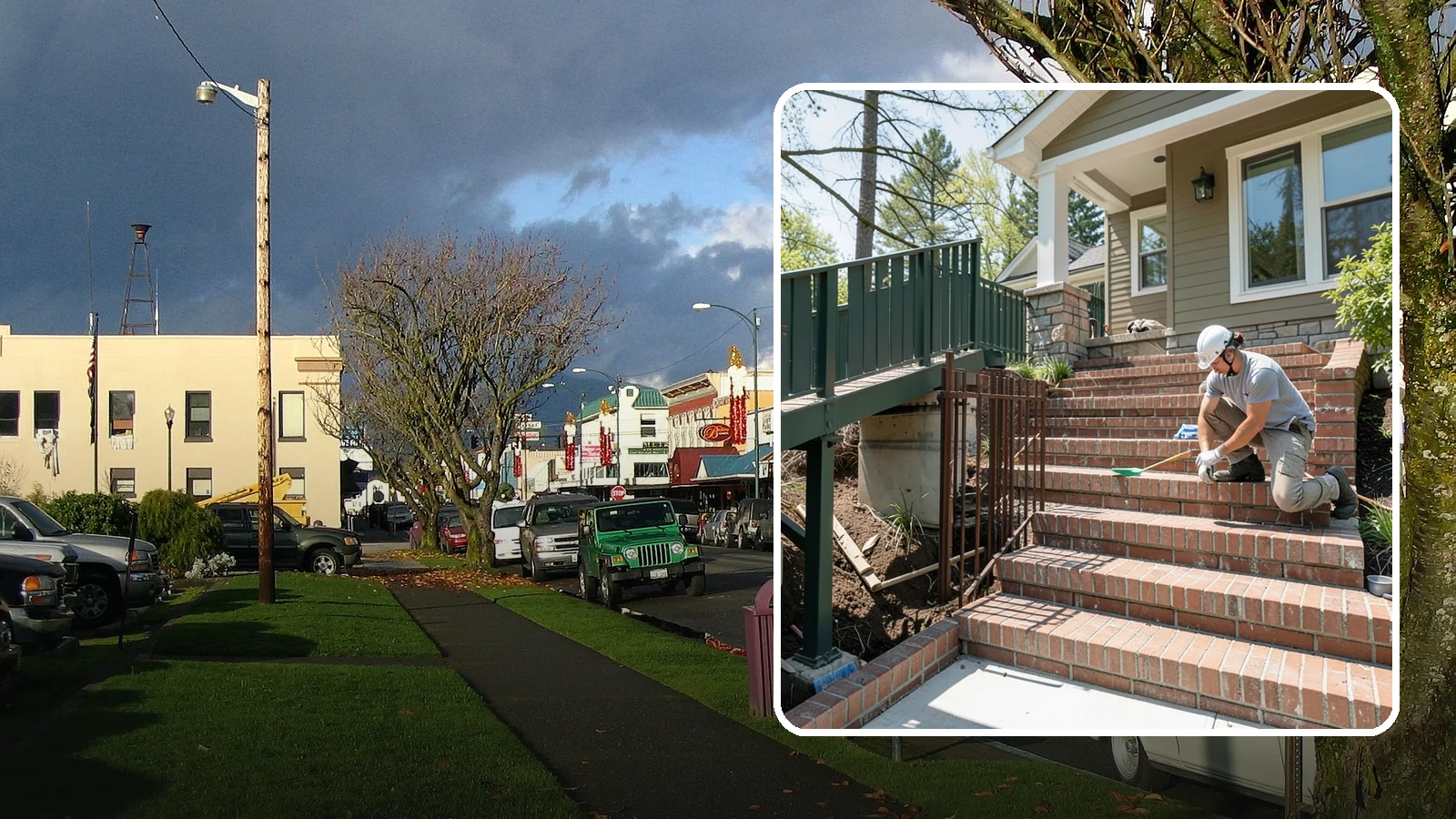 Brick Steps Construction in Arlington, Snohomish County, WA - Crafting classic brick steps that pair timeless looks with the durability to handle Northwest moisture.