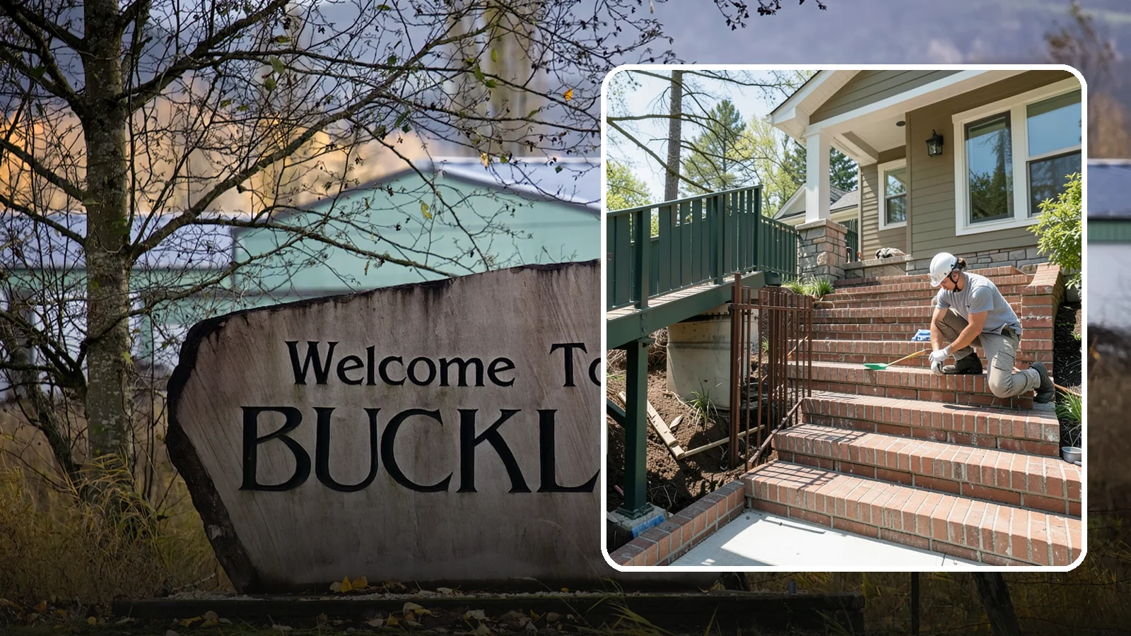 Brick Steps Construction in Buckley, Pierce County, WA - Crafting classic brick steps that pair timeless looks with the durability to handle Northwest moisture.