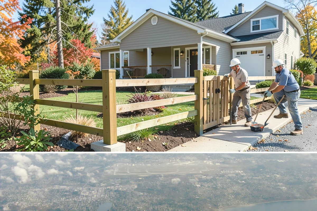 Brick Steps Construction in Burien, King County, WA - Brick and mortar work is best done in dry weather so the mortar cures properly, favoring the summer months.