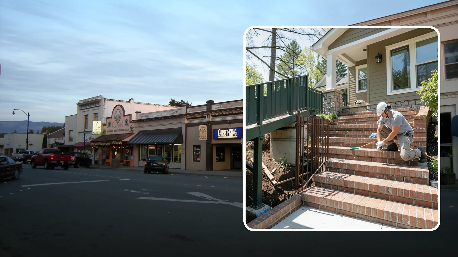 Brick Steps Construction in Burlington, Skagit County, WA - Crafting classic brick steps that pair timeless looks with the durability to handle Northwest moisture.