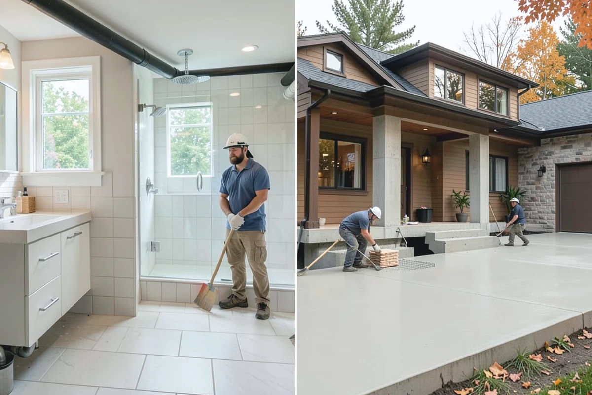 Brick Steps Construction in Darrington, Snohomish County, WA - Plan the layout and pour a reinforced footing