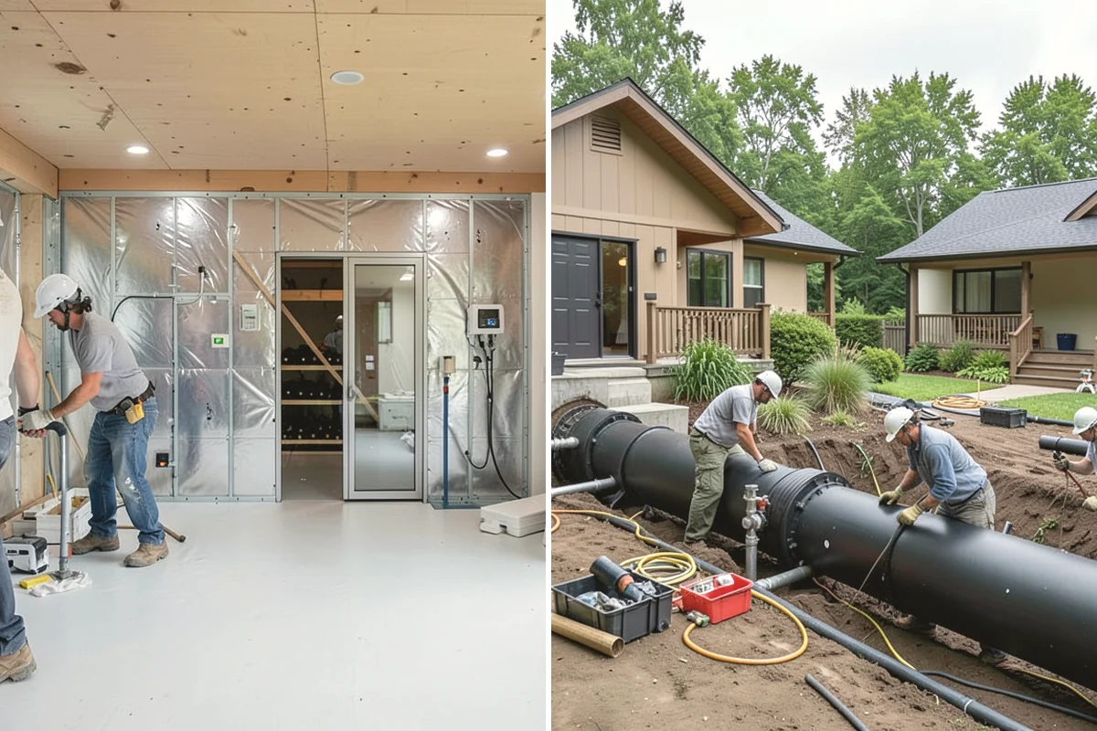Brick Steps Construction in Duvall, King County, WA - Plan the layout and pour a reinforced footing