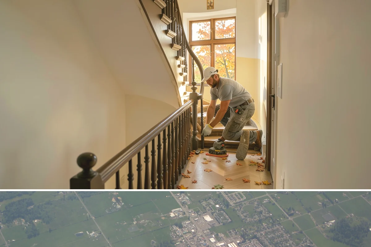Brick Steps Construction in Enumclaw, King County, WA - Brick and mortar work is best done in dry weather so the mortar cures properly, favoring the summer months.