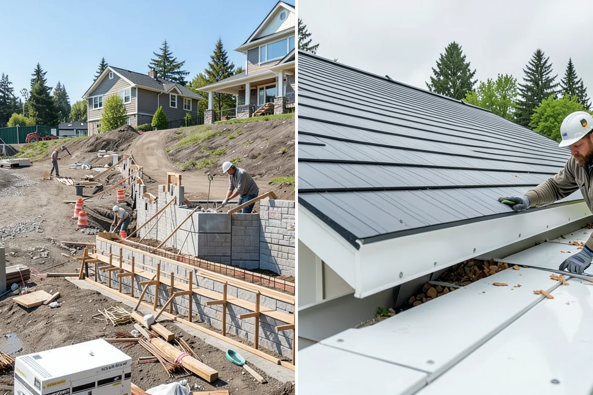 Brick Steps Construction in Everett, Snohomish County, WA - Plan the layout and pour a reinforced footing