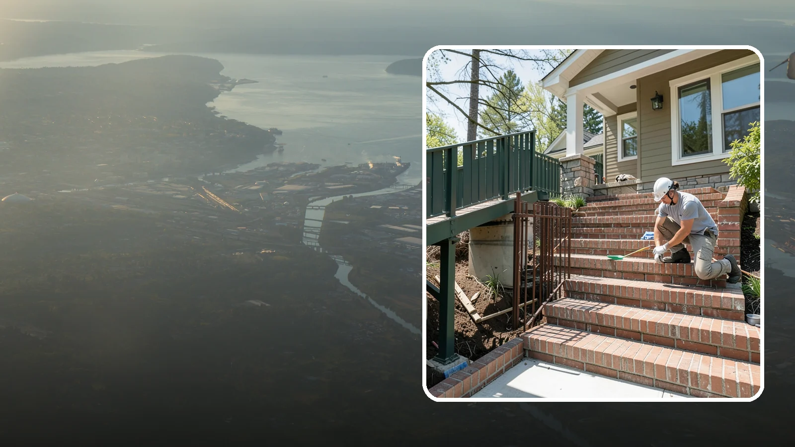 Brick Steps Construction in Fife, Pierce County, WA - Crafting classic brick steps that pair timeless looks with the durability to handle Northwest moisture.