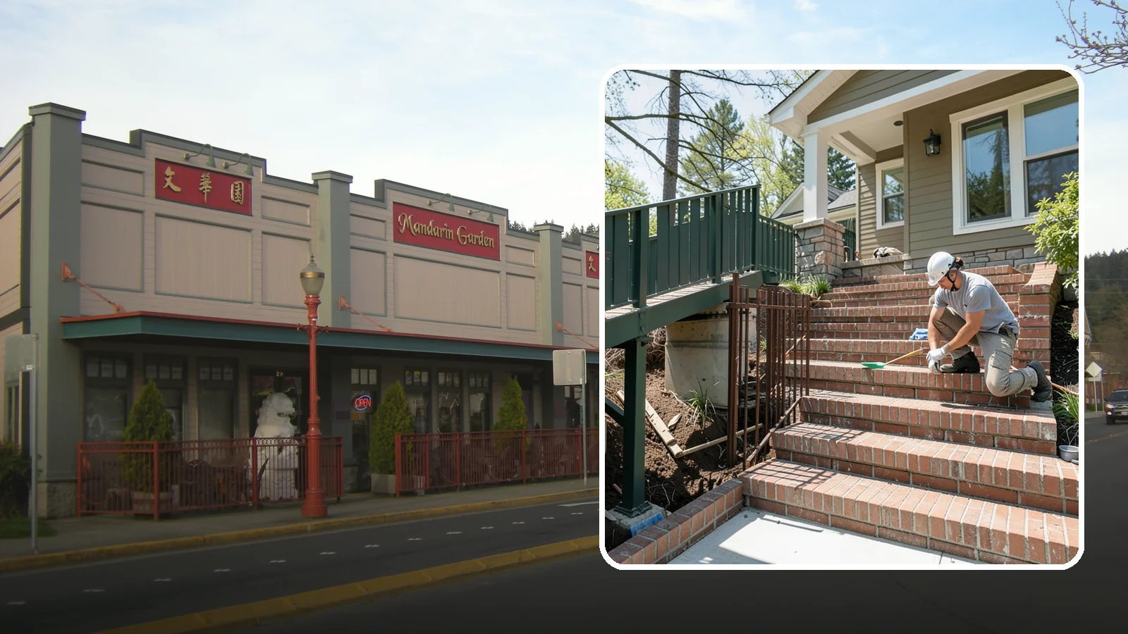 Brick Steps Construction in Issaquah, King County, WA - Crafting classic brick steps that pair timeless looks with the durability to handle Northwest moisture.