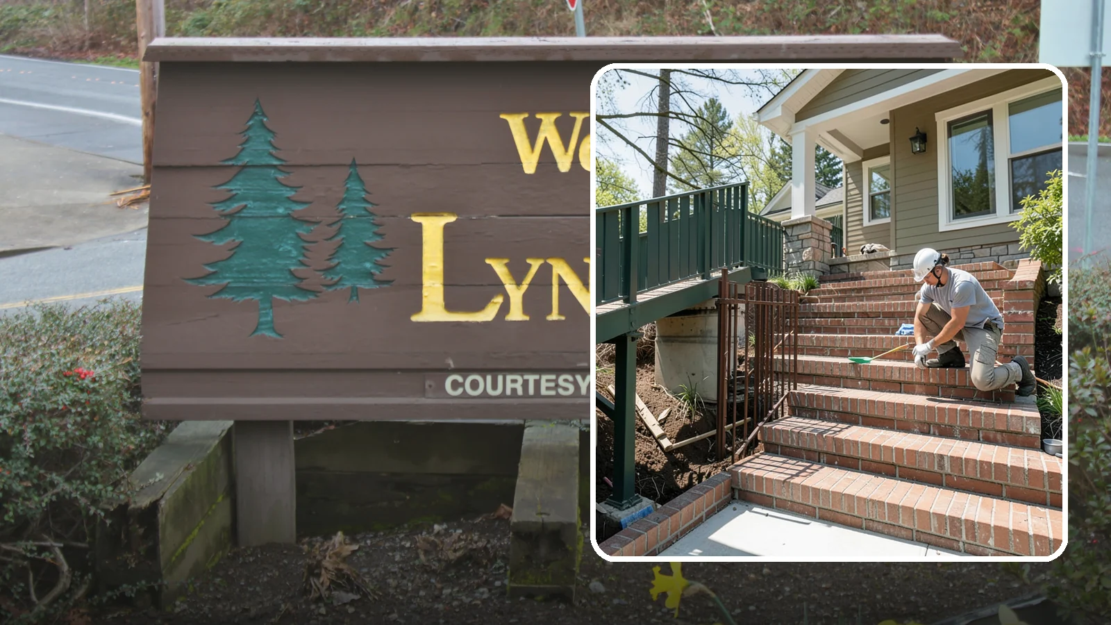 Brick Steps Construction in Lynnwood, Snohomish County, WA - Crafting classic brick steps that pair timeless looks with the durability to handle Northwest moisture.